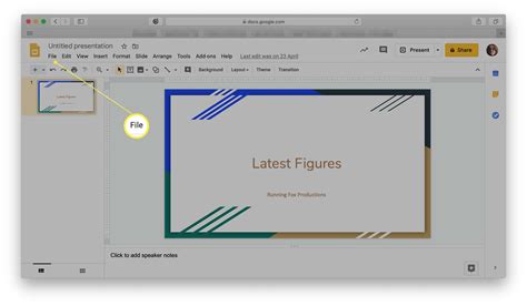 how to make google slides presentation portrait