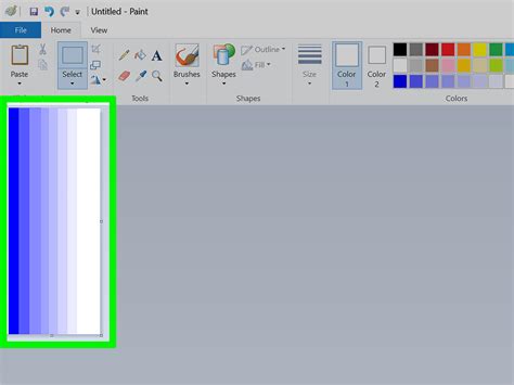 How To Make Gradient Background In Paint