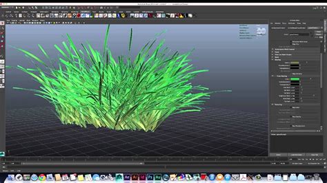 How To Make Grass In Maya