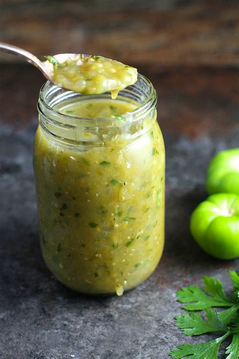 how to make green chili verde sauce