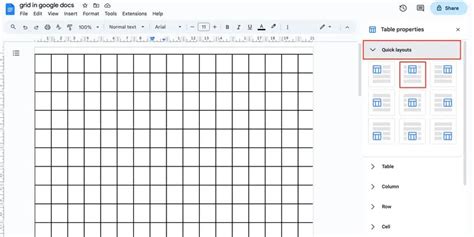 How To Make Grid Paper In Google Docs