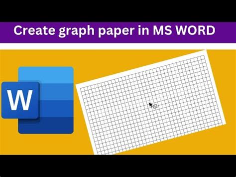 How To Make Gridded Clipboard Paper In Word