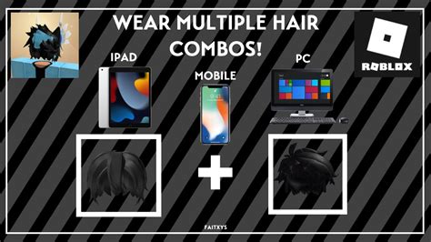 The How To Make Hair Combos On Roblox Computer Hairstyles Inspiration