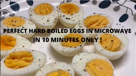 how to make hard boiled eggs in microwave