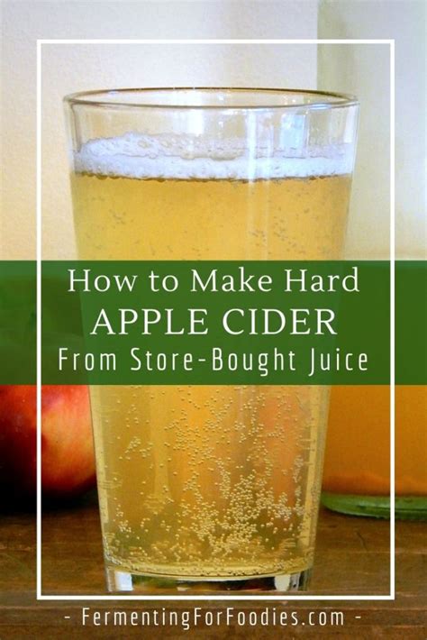 How To Make Hard Cider From Juice
