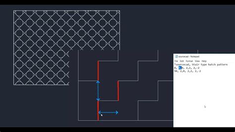 how to make herringbone pattern in autocad