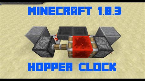 How To Make Hopper Clock In Minecraft