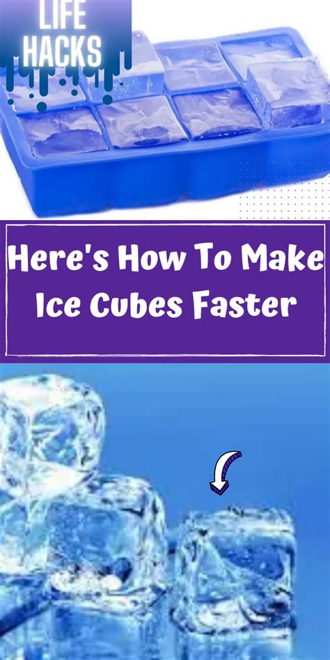 How To Make Ice Cubes Really Fast