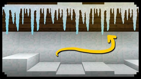 How To Make Icicles In Minecraft