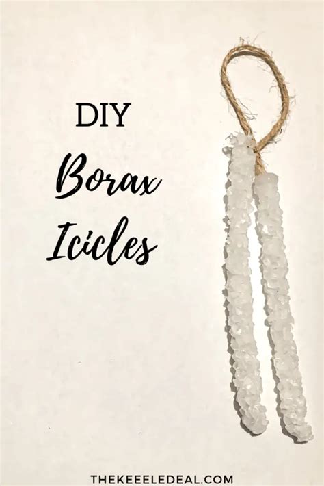 How To Make Icicles With Borax