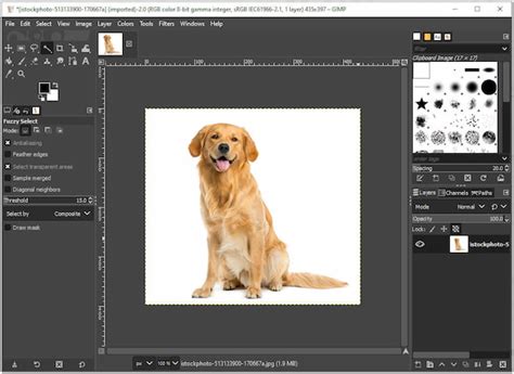 How To Make Image Background White In Gimp