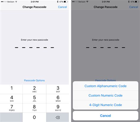 how to make iphone passcode