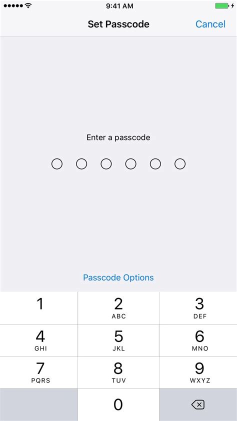 how to make iphone passcode longer