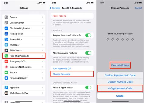 how to make iphone passcode shorter
