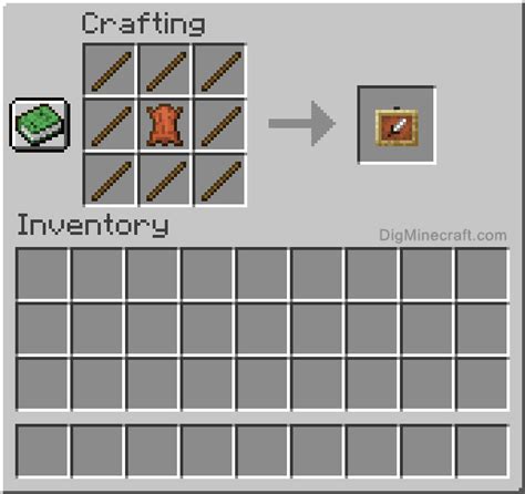 How To Make Item Frames In Minecraft