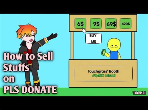 how to make items to sell in pls donate