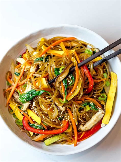 how to make japchae noodles