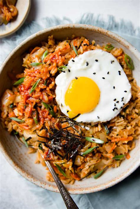 how to make kimchi fried rice with meat
