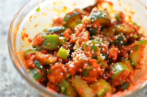 how to make korean cucumber kimchi