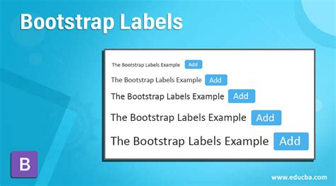 How To Make Label And Input On Same Line Bootstrap