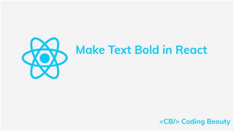 How To Make Label Bold In React
