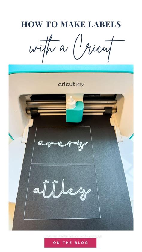 how to make labels in cricut design space