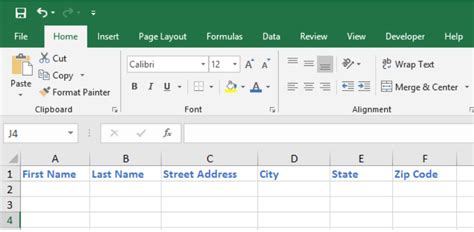 How To Make Labels On Microsoft Excel