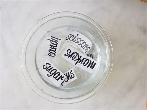 how to make labels with tape