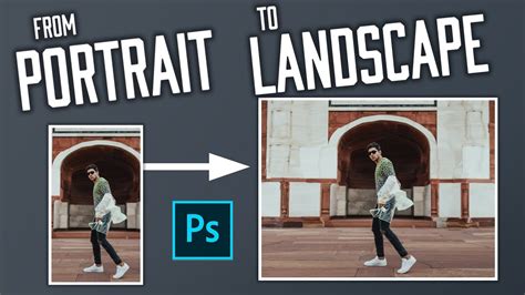 how to make landscape photos portrait