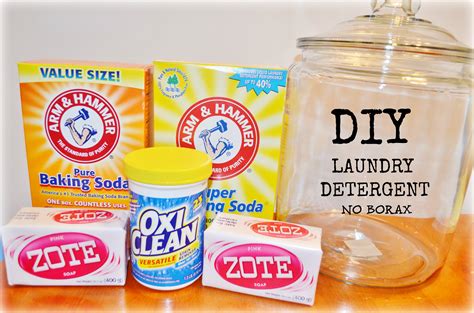 DIY Homemade Laundry Detergent Recipe NO Borax!
