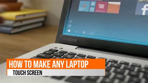 how to make lenovo laptop touch screen
