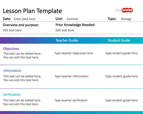 how to make lesson plan in ppt
