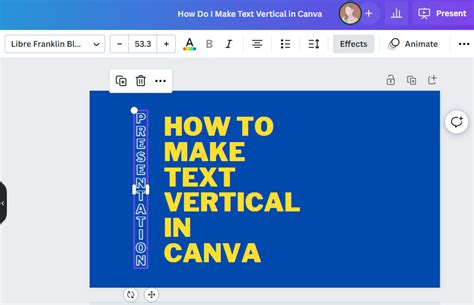 How To Make Letters Vertical In Canva