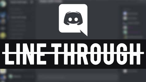how to make line on text discord