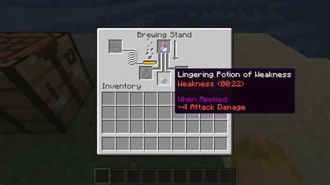 how to make lingering potion of weakness
