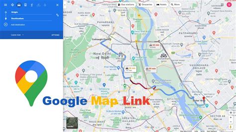 how to make link in google maps