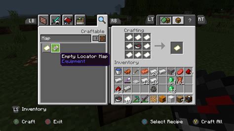 how to make locator map in minecraft java