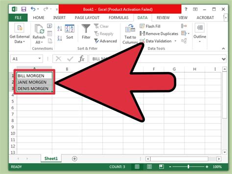 how to make lower case letters upper case in excel