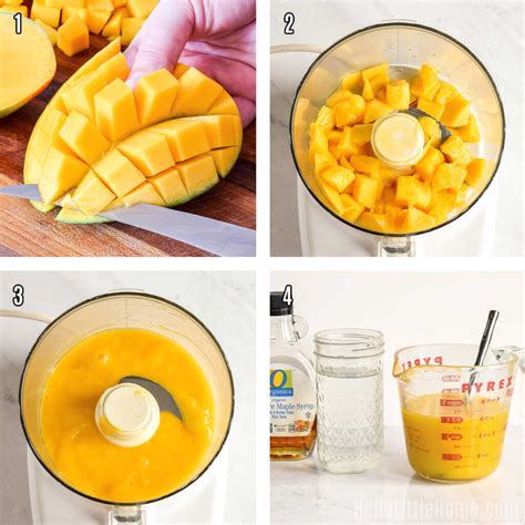 How To Make Mango Juice Using A Blender