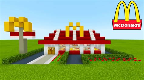 how to make mcdonald's in minecraft