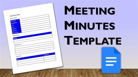 how to make meeting notes in google docs