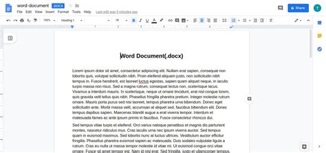 how to make microsoft word document on google docs