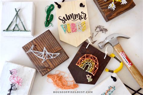 How To Make Mini String Art