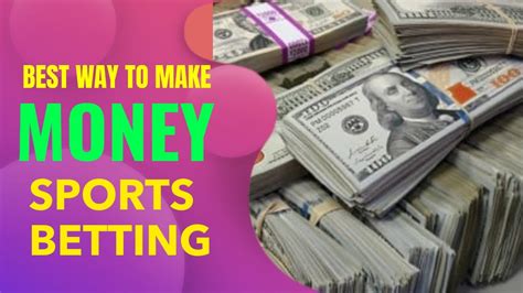 how to make money on sports betting