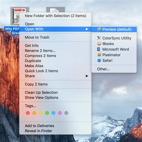 how to make multiple page pdf on mac