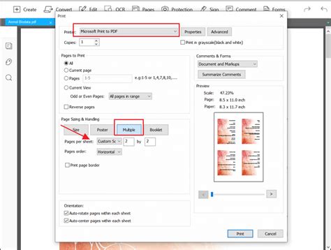 how to make multiple pages into a pdf