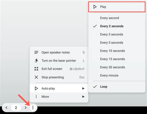 how to make music automatically play on google slides