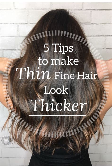 Fresh How To Make My Fine Thin Hair Look Thicker For Hair Ideas