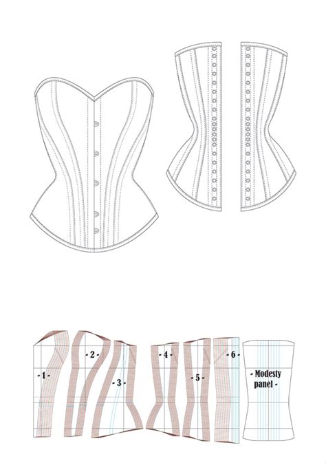 how to make my own corset pattern