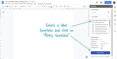How To Make Name Labels In Google